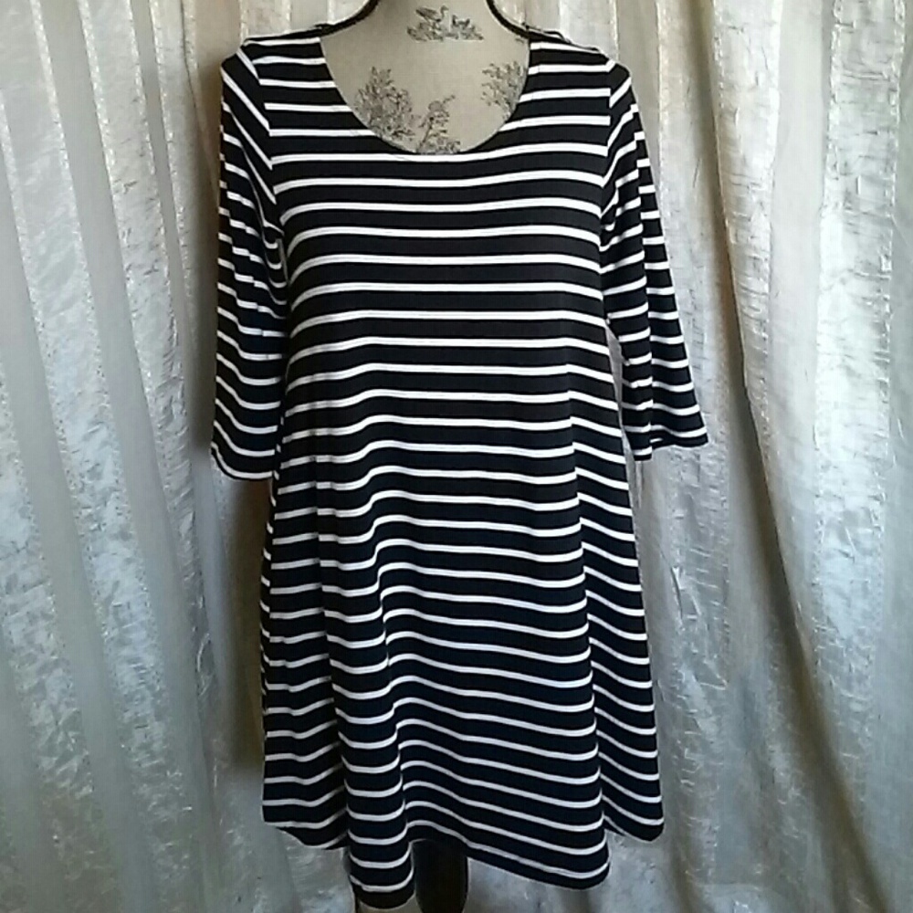 Rather Be Striped T-shirt Dress
